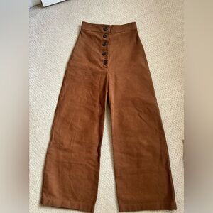 Magda trousers, tobacco brown - Bug clothing UK